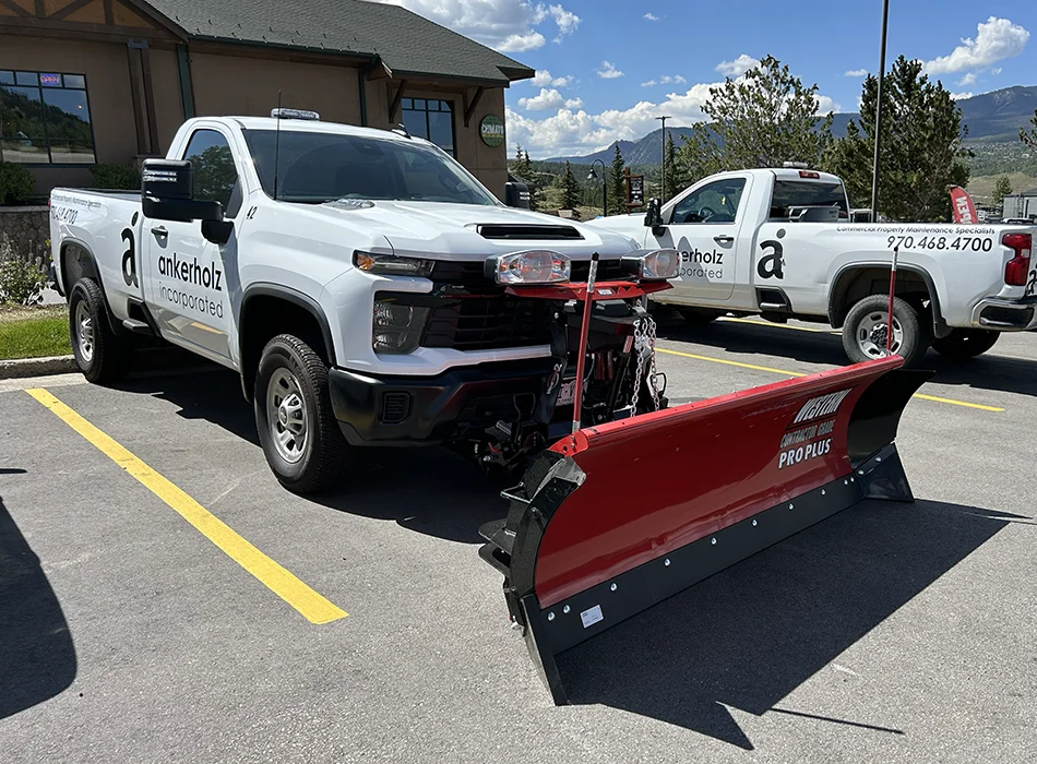 Snowplow sold and serviced at Specialized Truck and SUV in Frisco, Colorado