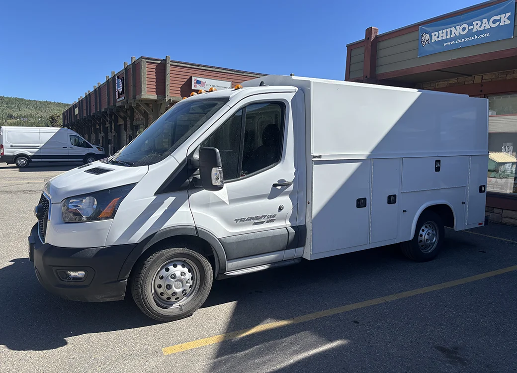 Work truck fleet serviced at Specialized Truck and SUV in Frisco, Colorado