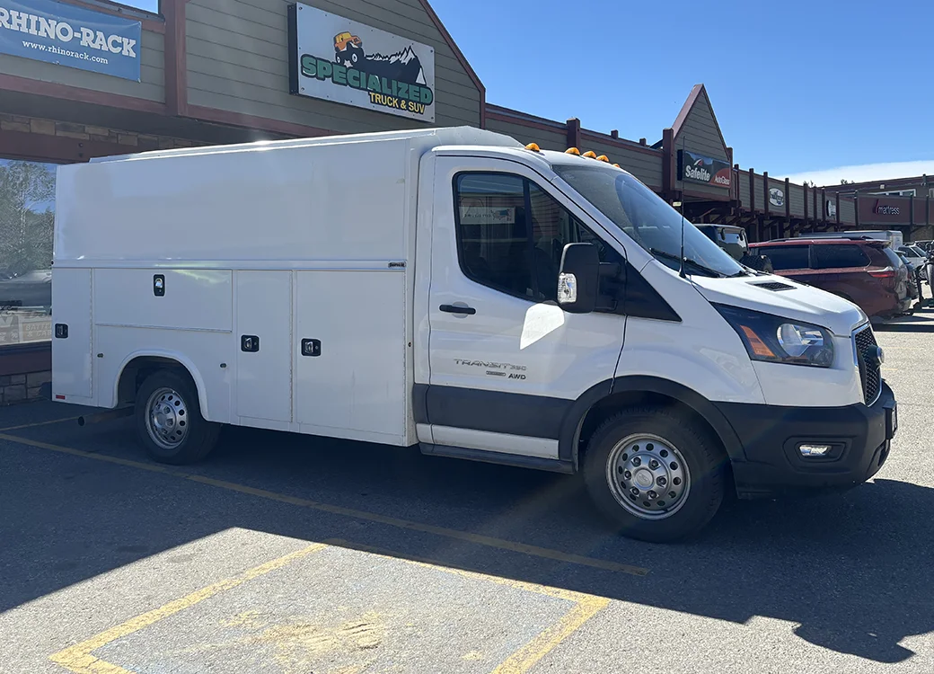 Specialized Truck and SUV servicing a work truck fleet in Frisco, Colorado
